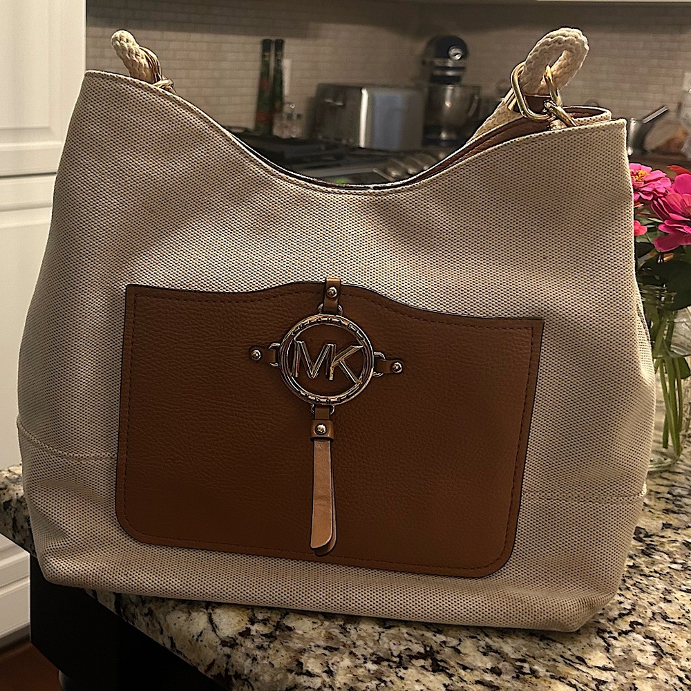 Michael Kors canvas tote